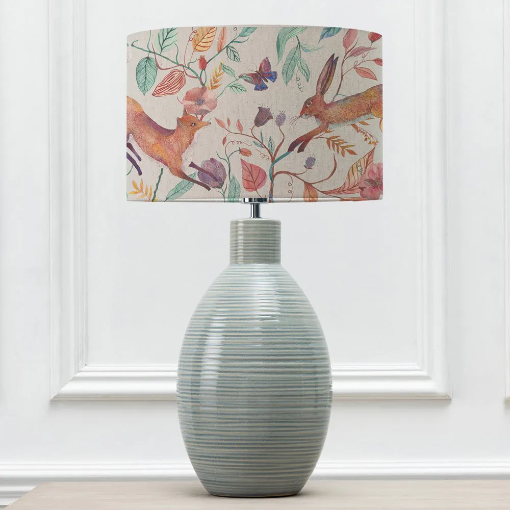 Leaping Into The Fauna Eva & Epona Complete Table Lamp Duck/Linen