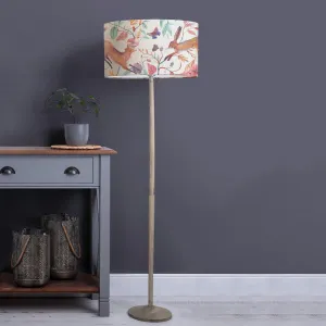 Leaping Into The Fauna Eva & Solensis Complete Floor Lamp Grey/Linen modern fashion rug  