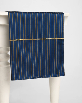 Leena Satin Silk Cotton Table Runner ceramic table ornament