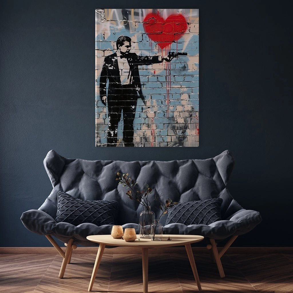 Leonardo De Caprio x Banksy by Daniel Decker