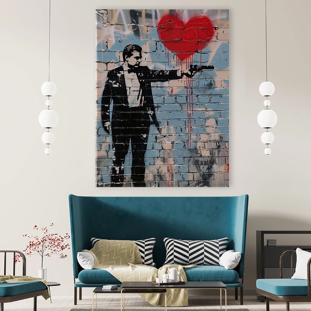 Leonardo De Caprio x Banksy by Daniel Decker
