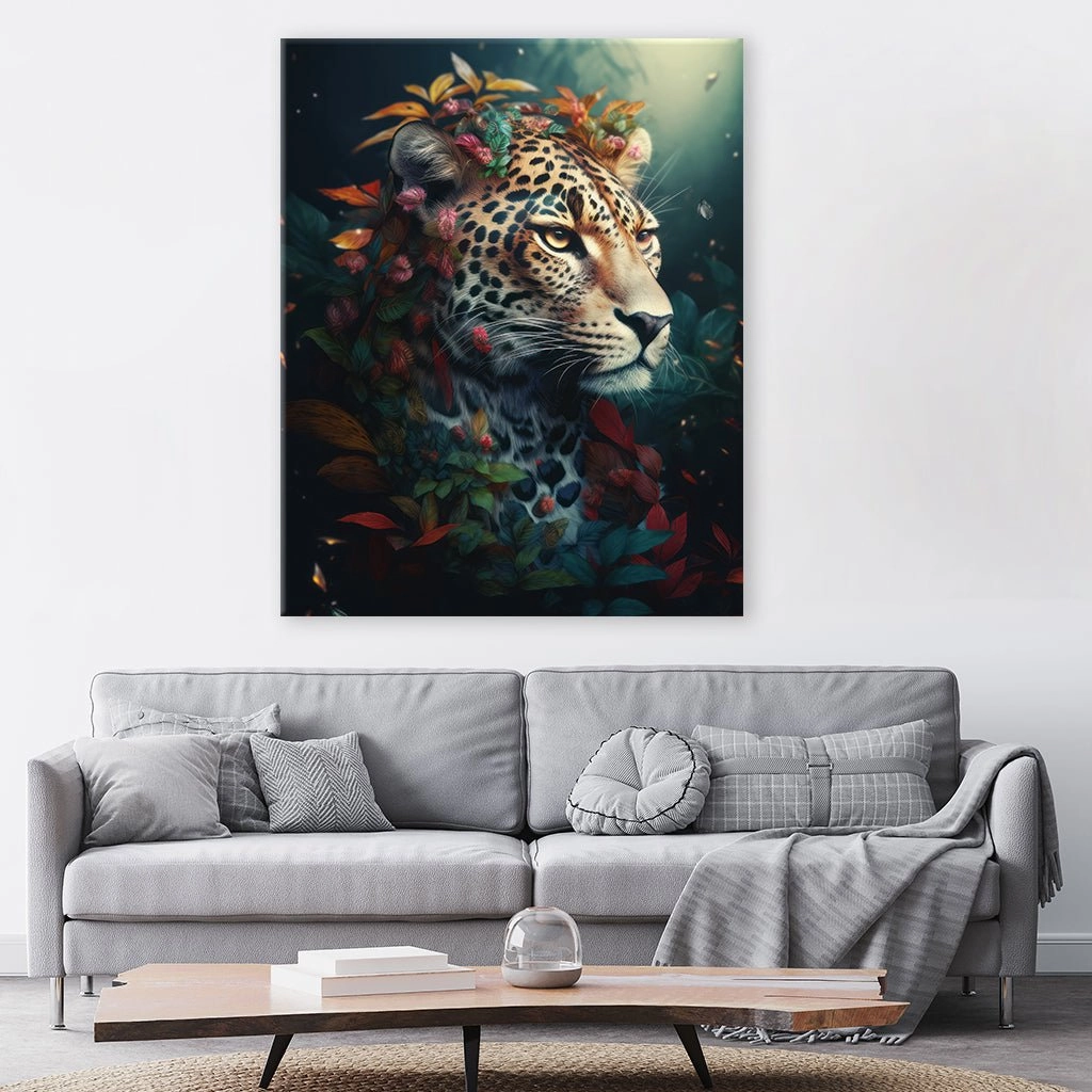 Leopard Floral by Zenzdesign