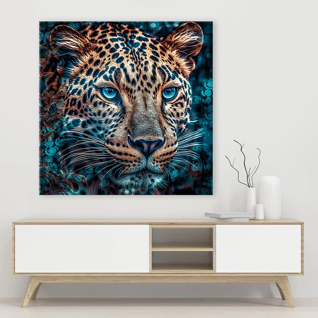 Leopard in Blue by Catill 