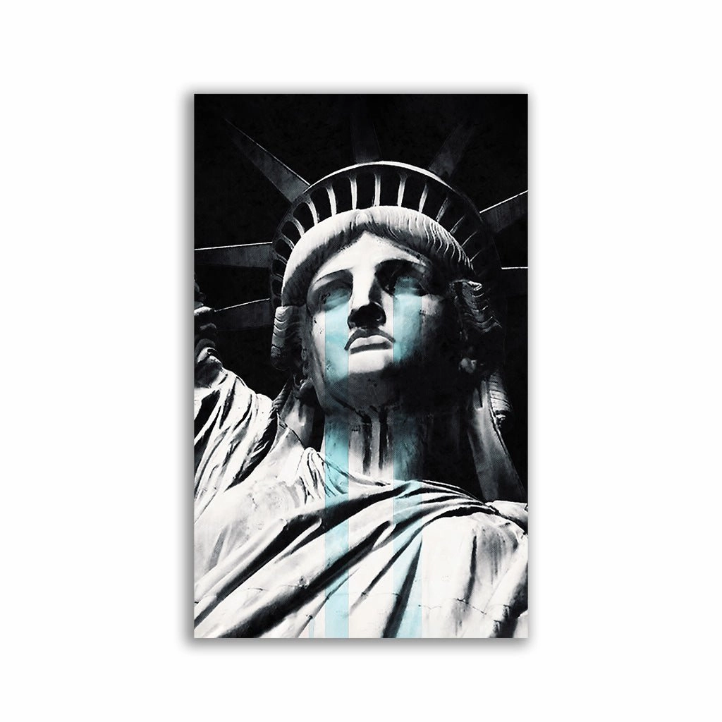 Liberty by Mr. Underdott framed mural artwork