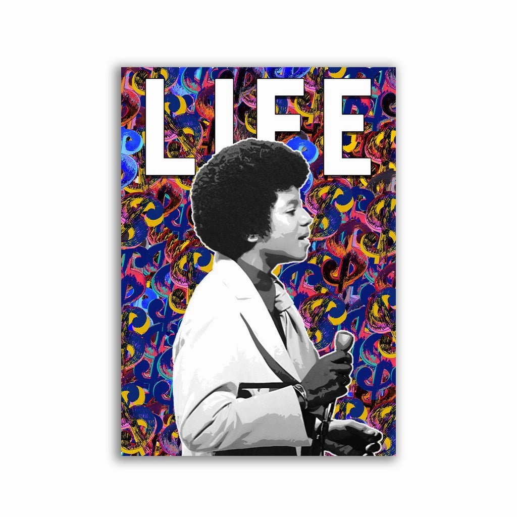 LIFE by RS Artist framed mural artwork