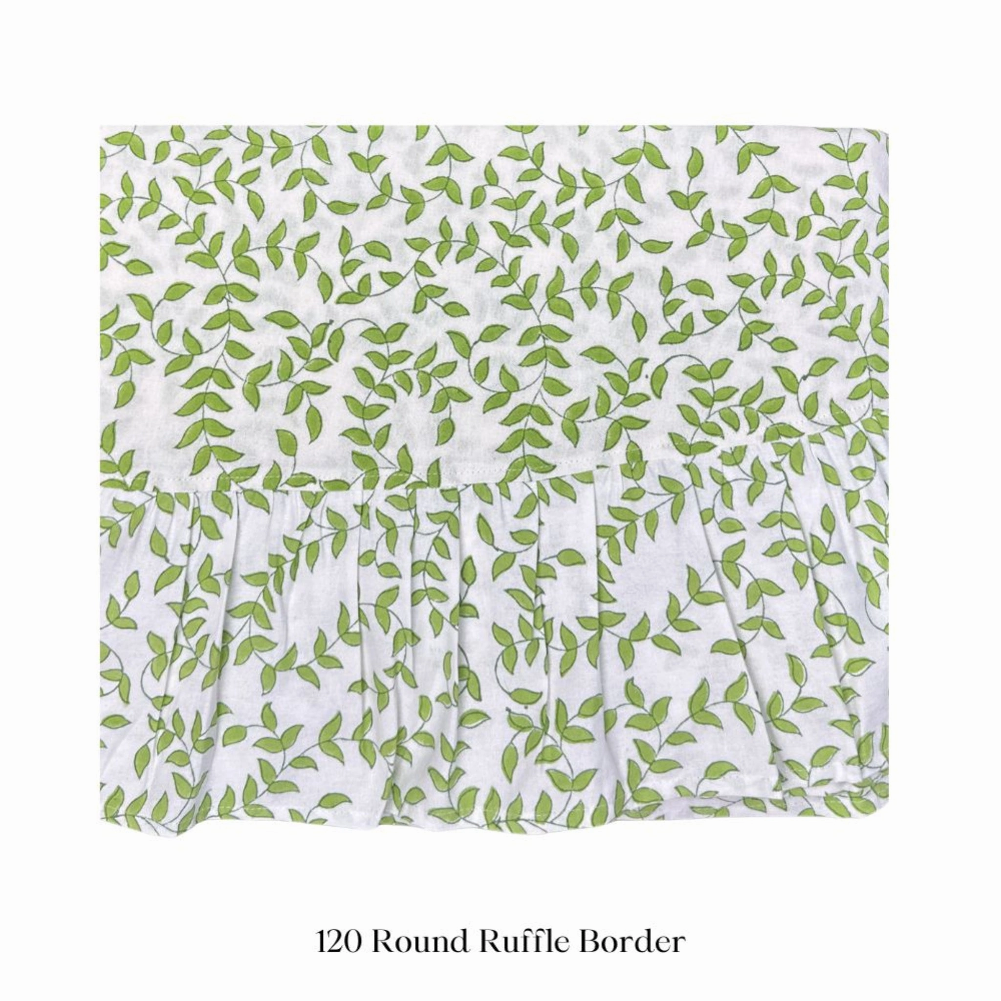 Light Green Leaves Tablecloth