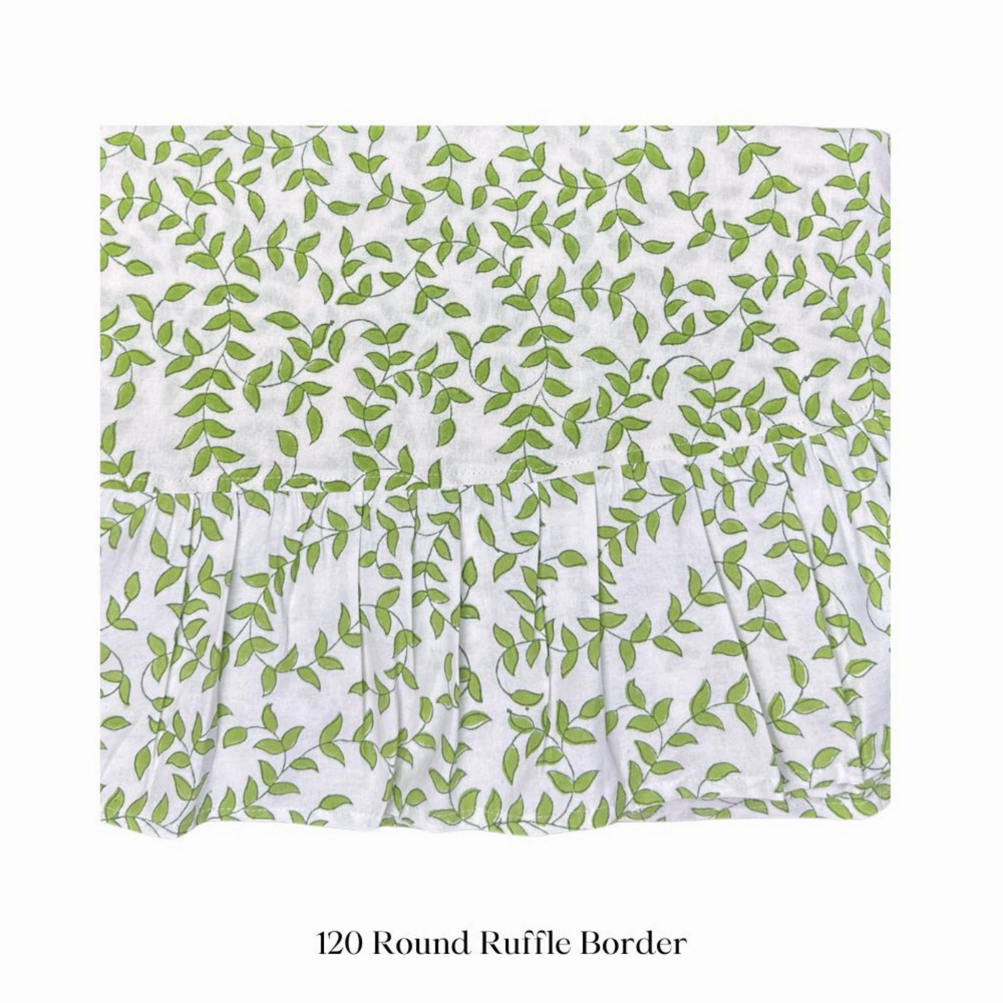 Light Green Leaves Tablecloth