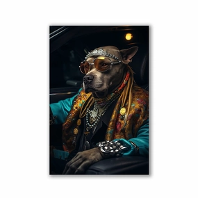 Lil' Diva by Juliano de Araujo framed mural artwork