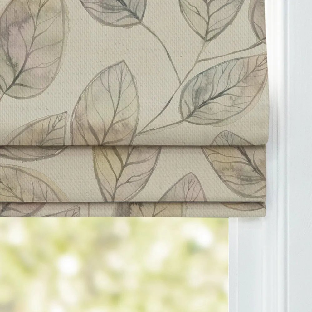 Lilah Printed Cotton Made to Measure Roman Blinds Cloud