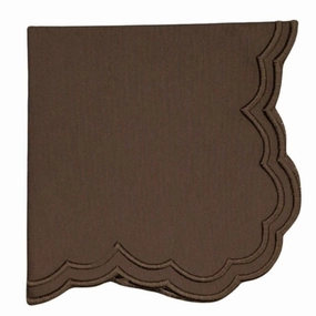 Lillian Napkin in Cocoa, Set of 4 cute desktop display