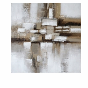 Lina Hand Painted Canvas artistic wall mural