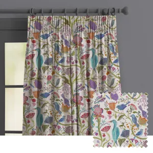 Lindu Printed Made to Measure Curtains Ecru modern fashion rug  