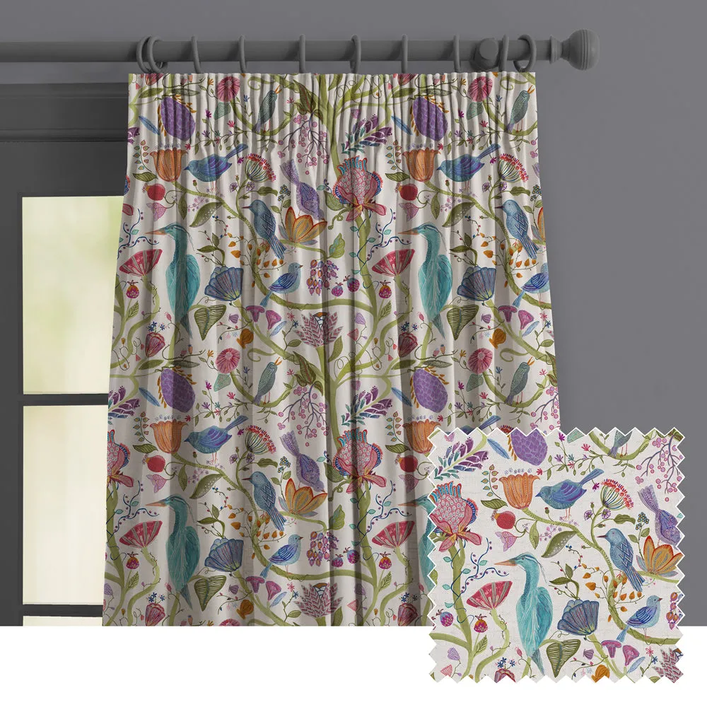 Lindu Printed Made to Measure Curtains Ecru modern fashion rug  
