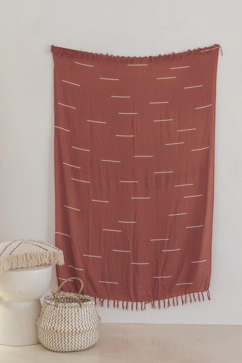 Lines Tapestry minimalist art object  