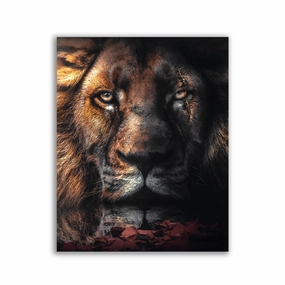 Lion Scar by Zenzdesign framed mural artwork