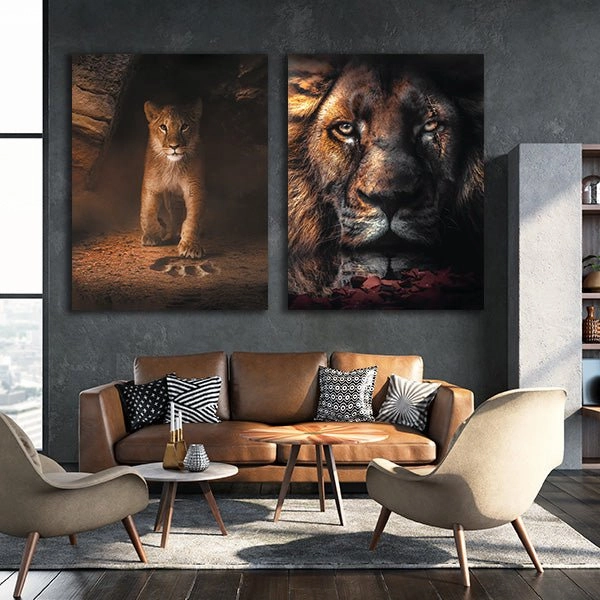 Lion Stars - Duo by Zenzdesign