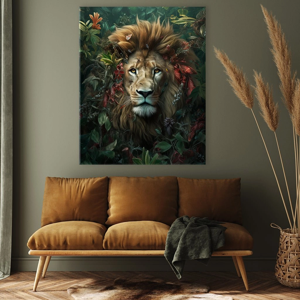Lion Whimsical by Zenzdesign