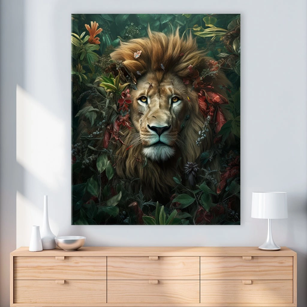 Lion Whimsical by Zenzdesign