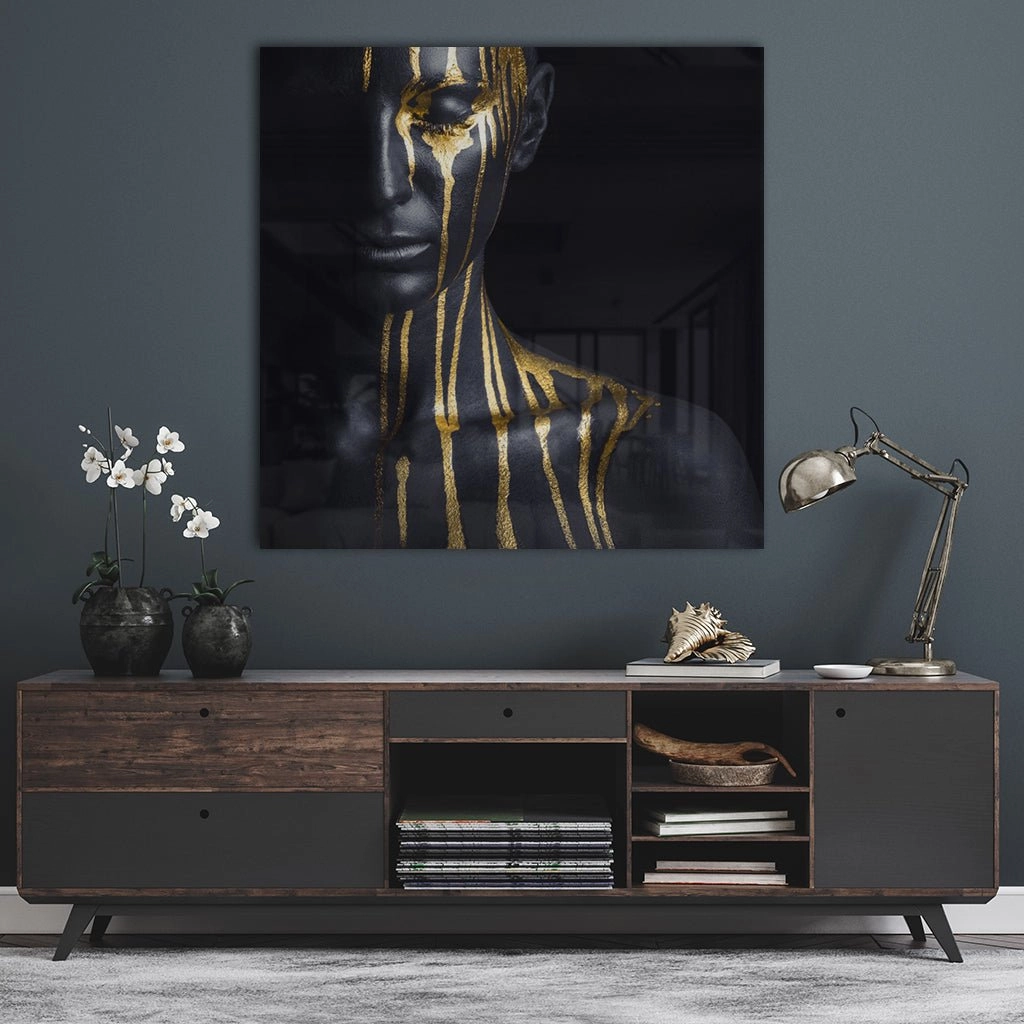 Liquid Gold Gold on Acrylic