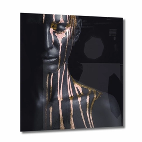 Liquid Ros on Acrylic framed mural artwork