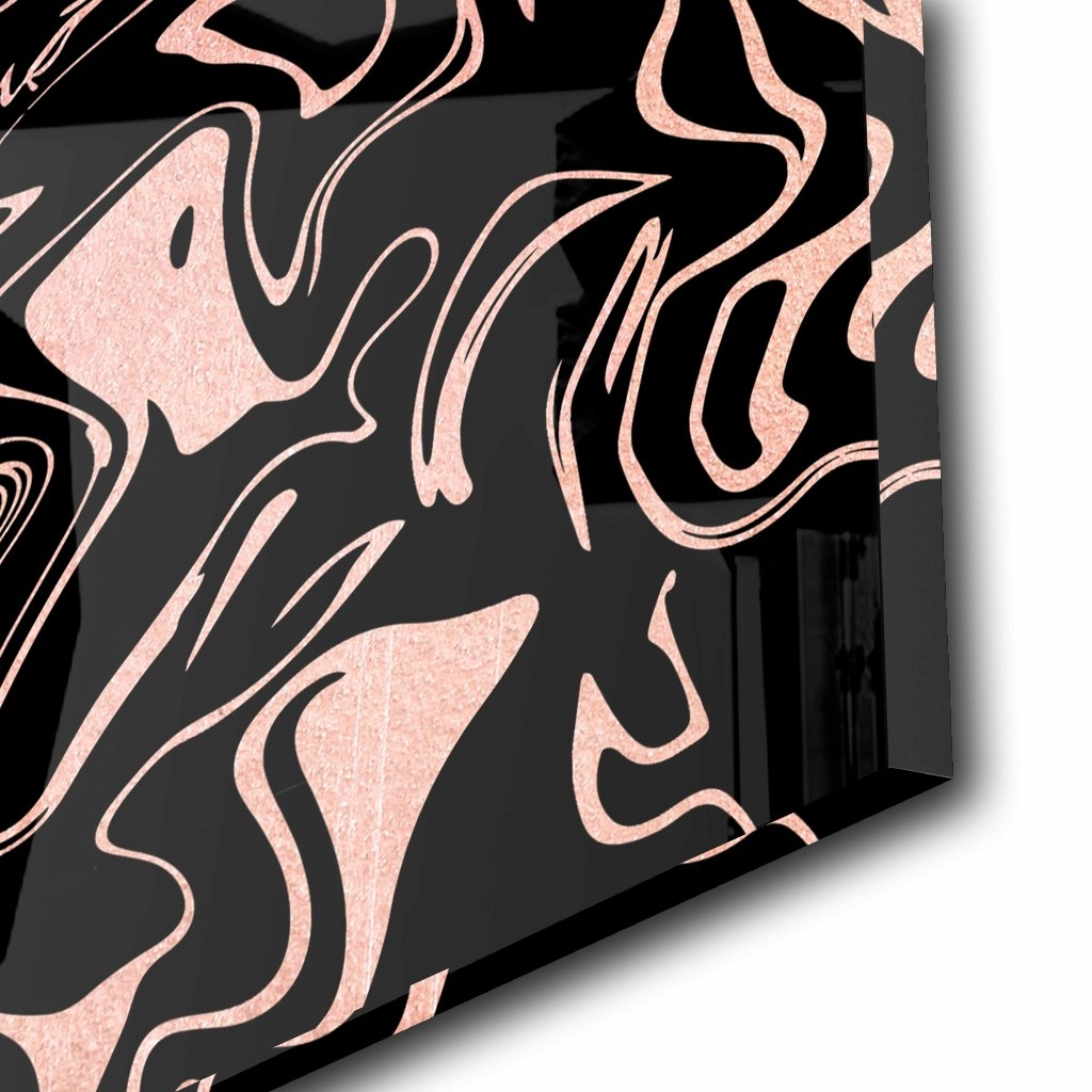 Liquid Swirl Ros on Acrylic