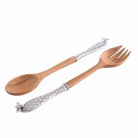 Little Bees Salad Server Set cute desktop display