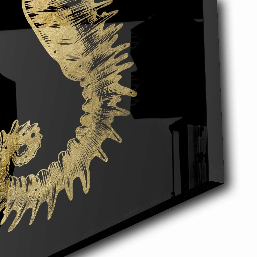 Little Seahorse Gold on Acrylic