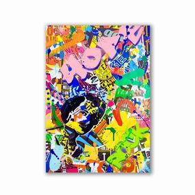 London by RS Artist framed mural artwork