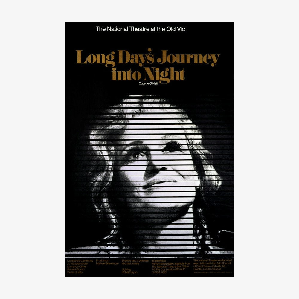 Long Day's Journey Into Night 1971 Print star pattern wallpaper