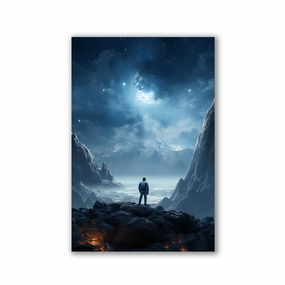 Looking Out by Henrivaux framed mural artwork