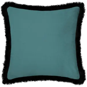 Loreto Velvet Cushion Aqua modern fashion rug  