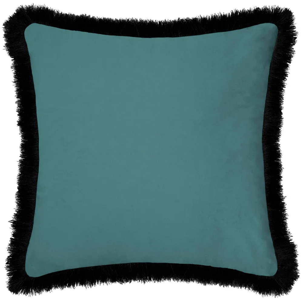 Loreto Velvet Cushion Aqua modern fashion rug  