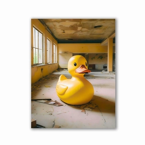 Lost Place Duck by Iconica framed mural artwork