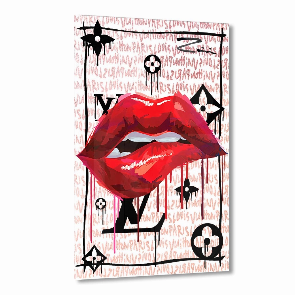 Louis Kiss by Zuppini Ros on Acrylic framed mural artwork