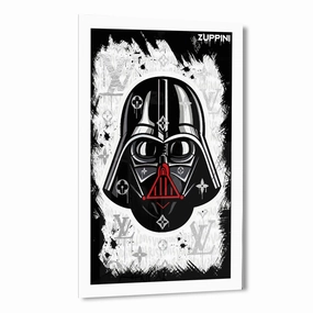 Louis Vader by Zuppini Silver on Acrylic framed mural artwork