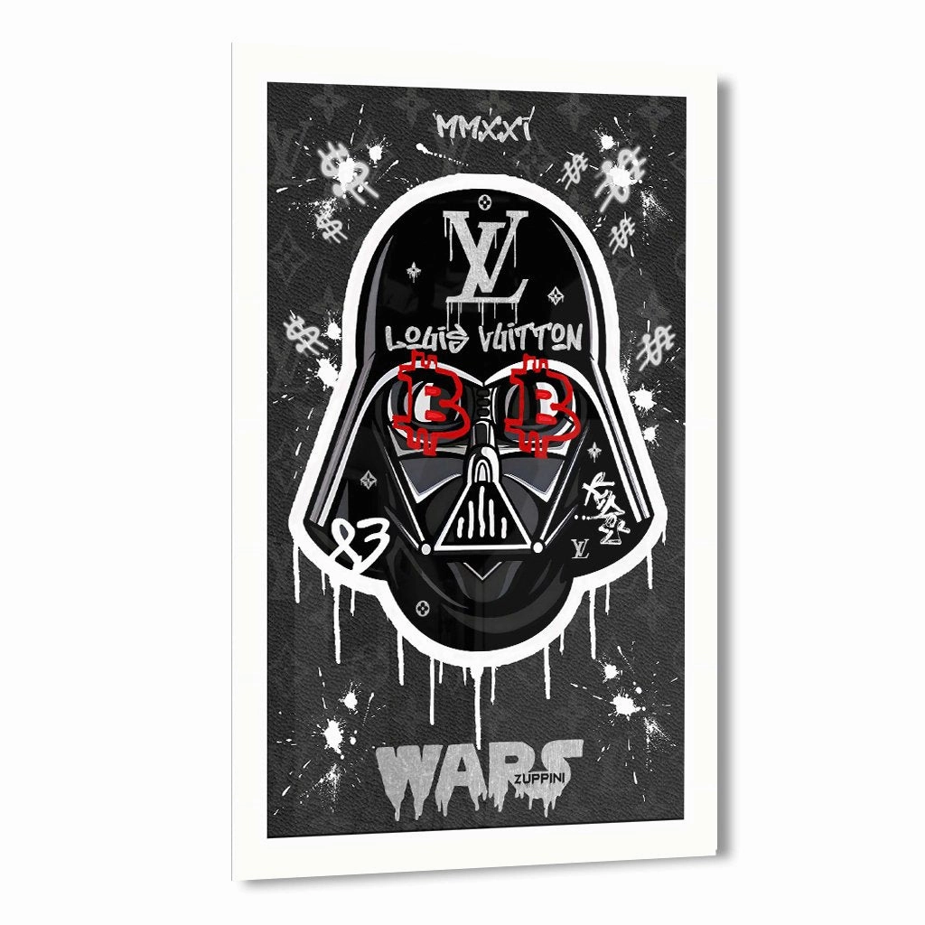 Louis Wars by Zuppini Silver on Acrylic framed mural artwork