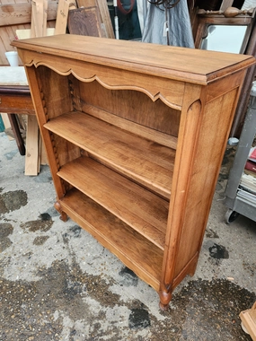 LOUIS XV STYLE MAHOGANY BOOKCASE artistic wall mural
