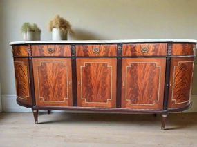 LOUIS XVI MAHOGANY MARBLE TOP SIDEBOARD artistic wall mural
