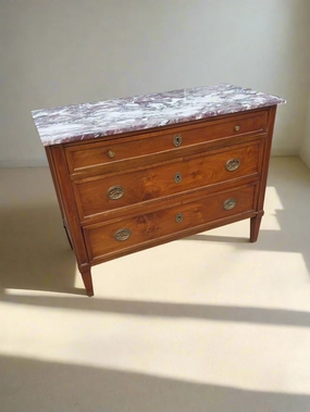 LOUIS XVI MARBLE TOP 3 DRAWER CHEST artistic wall mural