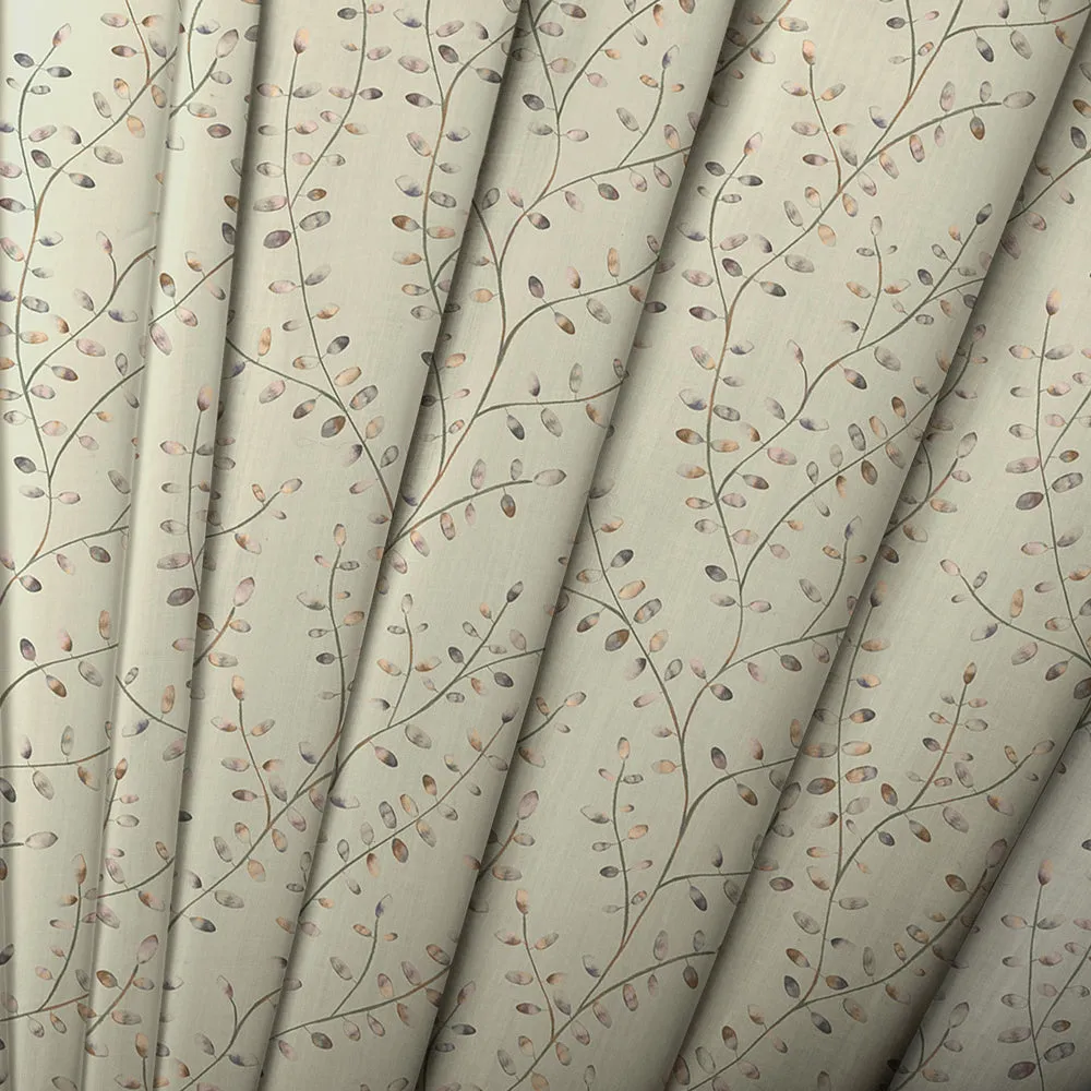 Lucia Printed Cotton Made to Measure Roman Blinds Coral/Cloud