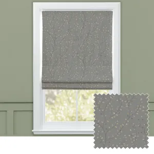 Lucia Printed Cotton Made to Measure Roman Blinds Lake chic floor carpet  