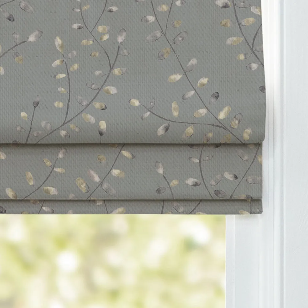 Lucia Printed Cotton Made to Measure Roman Blinds Lake