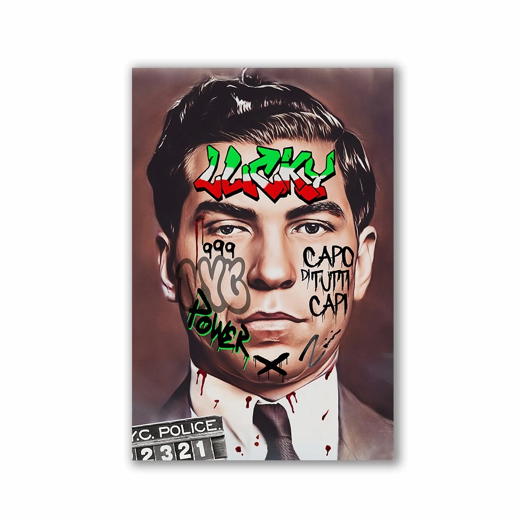 Luciano by Zuppini framed mural artwork