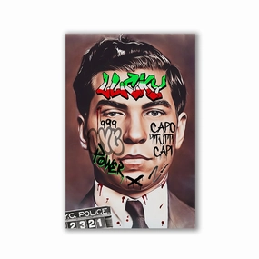 Luciano by Zuppini framed mural artwork