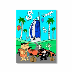 Luxury Life by daveschloffiart framed mural artwork