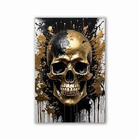 Luxury Skull by Adrian Vieriu framed mural artwork