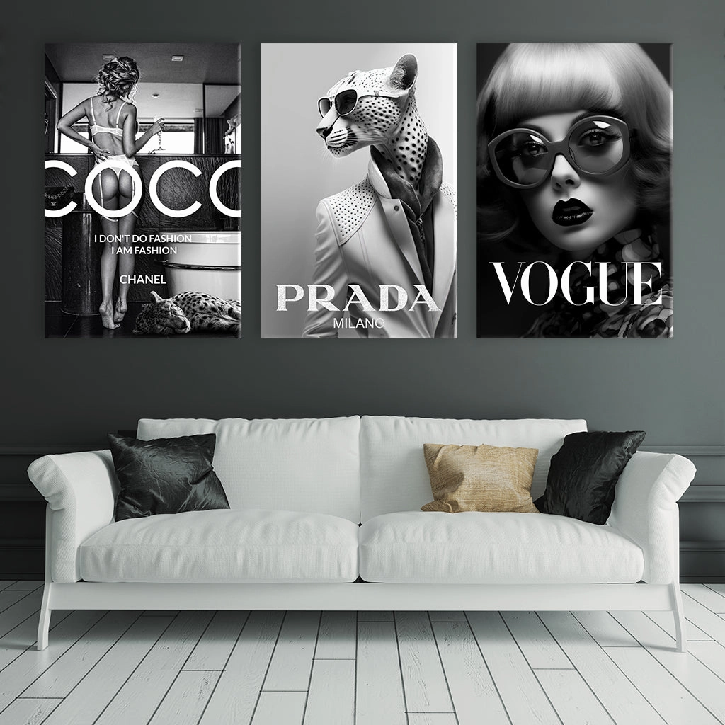 Luxury Stars - Triptych by Adrian Vieriu 