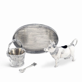 Mabel Cow Creamer Set mini desktop sculpture