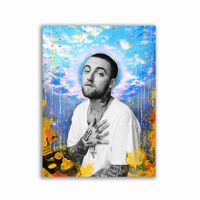Mac Miller by Frank Amoruso framed mural artwork