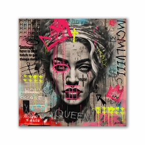 Madona by Zuppini framed mural artwork
